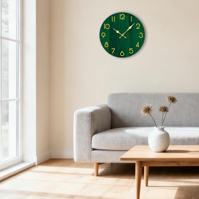 Wall Clock, Modern Wall Clocks Battery Operated, Silent Non Ticking Clock - Image 8