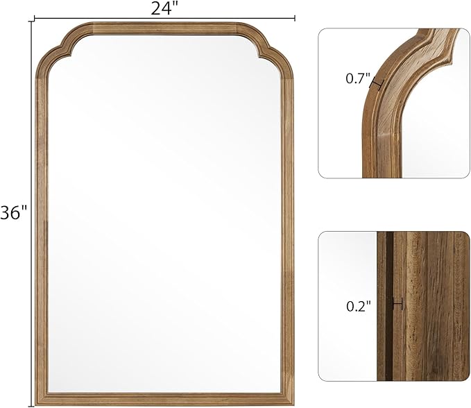 WallBeyond Wood Bathroom Mirrors - Image 6