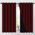 Yakamok 100% Blackout Curtains for Living Room, Noise Reducing Drapes, Thermal by Yakamok