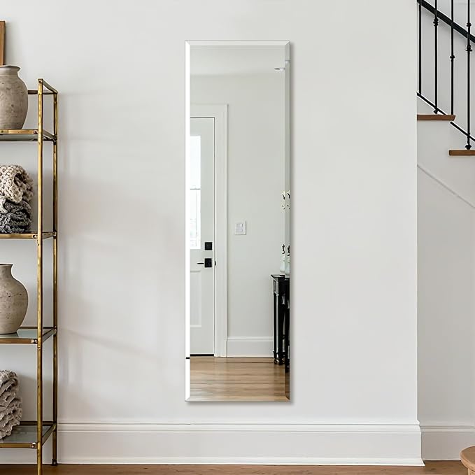 Ruomeng Frameless Full Length Mirror by Ruomeng