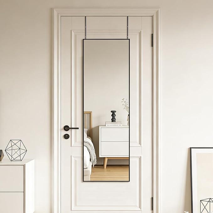 Ruomeng 51x16 Inch Full Length Door Hanging Mirror, Rectangle Full Body Mirror by Ruomeng