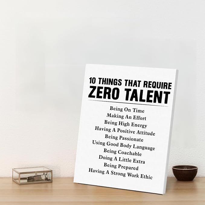 Motivational Wall Art, Inspirational Quote Wall Decor Leadership Gifts - Image 6