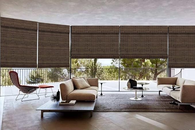 Letau No Drill No Tools Cordless Wood Window Shades Blinds, Bamboo Light - Image 2