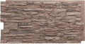EverStone Canyon Ridge Faux Stone Panel, 45 3/4"W x 24 1/2"H x 1 1/4"D by EkenaMillwork