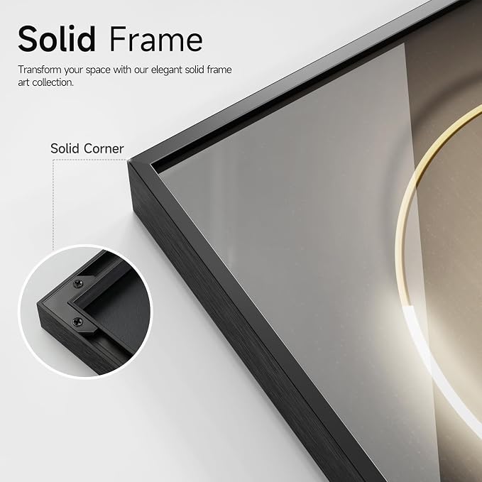 Framed Modern Luxury Large Wall Art - Image 5