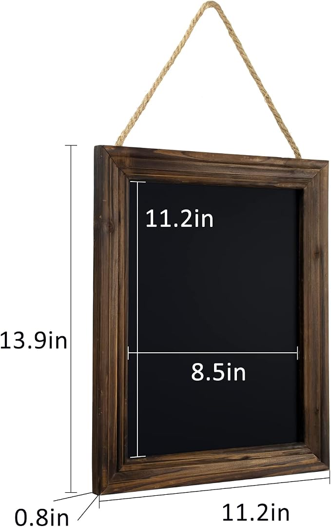 SANY DAYO HOME Rustic Wall Hanging Magnetic Chalkboard Signs 14 x 11 inches - Image 3