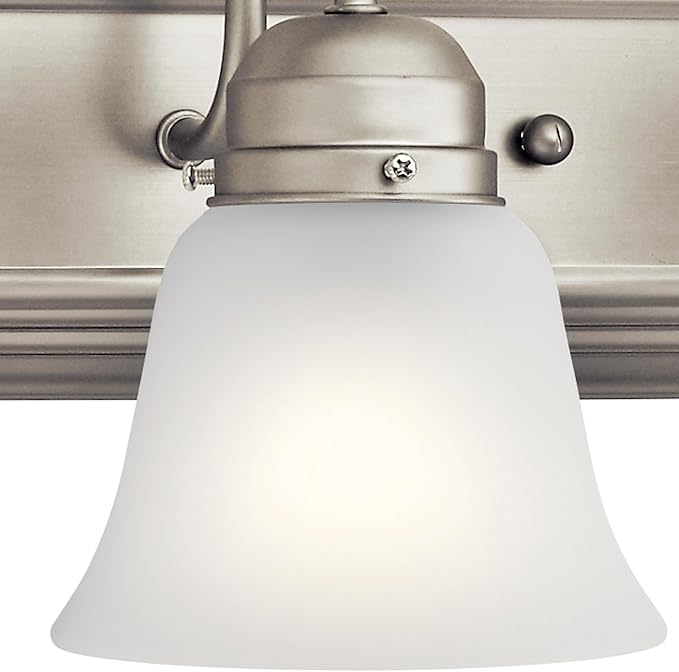Kichler 36" 5-Light Vanity Bath Light in Brushed Nickel, Modern Bathroom Light - Image 3