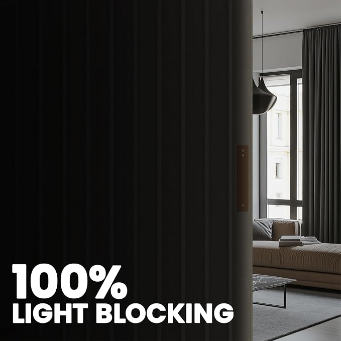 100% Blackout Room Divider Curtains Screen Partitions - Image 3