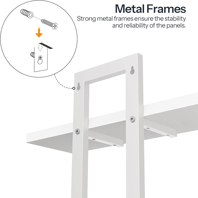 HOOBRO Floating Shelves, 15 Inch Wall Shelf Set of 2, Wall Mounted Storage - Image 8