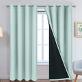 Yakamok 2 Thick Layers Completely Blackout Window Treatment Thermal Insulated by Yakamok