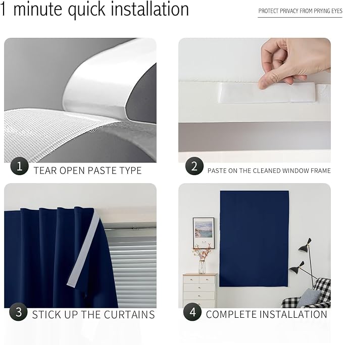 Instant Blackout Window Curtain - Image 3