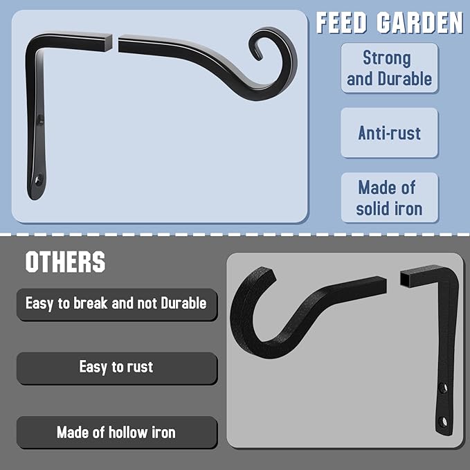 FEED GARDEN Heavy Duty Plant Hooks - Image 4