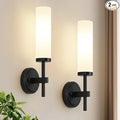 MOKATNG Wall Sconces Set of Two, Matte Black Bathroom Sconces by Bathroomlightfixtures