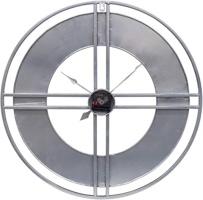 24 inch Large Wall Clock Decorative Metal Retro Oversized Clocks Decor - Image 4
