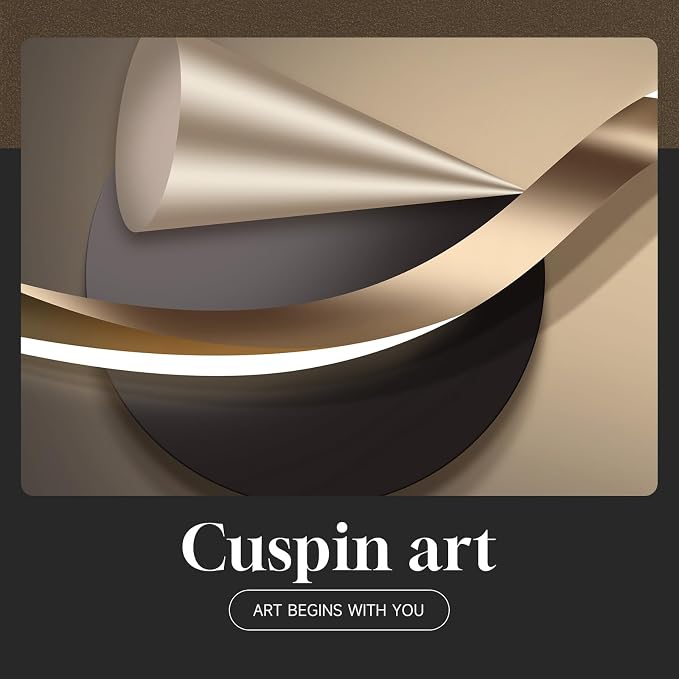 Large Framed Modern Luxury Black and Gold Abstract Wall Art - Image 7