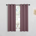 NICETOWN Bedroom Curtain Panels Blackout Draperies, 1 Pair, 29 by 40 inches by NICETOWN