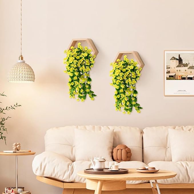ZFProcess Artificial Fake Hanging Flowers Plants - Image 2