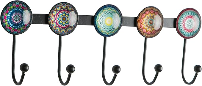 Boho Coat Rack Wall Mounted by BanllisDinoFunandSpaceAdventures