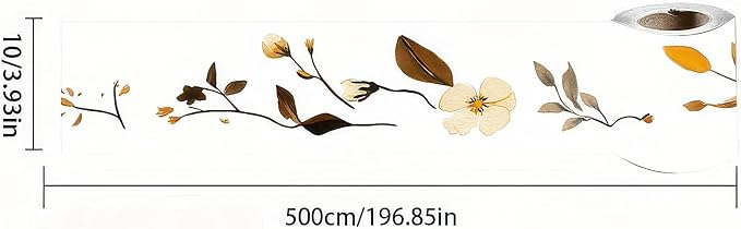 HOMETITUTE Wallpaper Border 4x196 Inch Peel and Stick Wall Border Wallpaper - Image 5