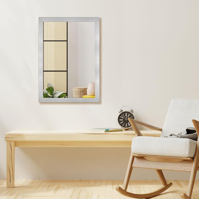 Ruomeng Bathroom Mirror 24" x 36" Rectangular Wall Mirror - Image 7