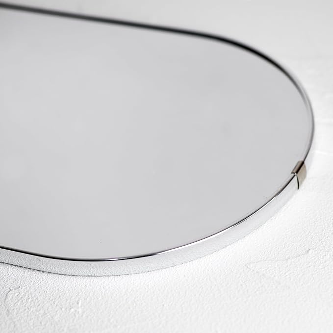 Oval Mirror with Lanyard, High Definition Bathroom Mirror - Image 6