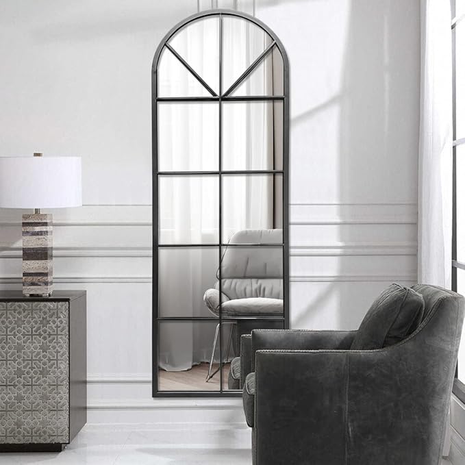 Full Length Mirror, Oversize Wall Mirrors, Farmhouse Standing Mirrors - Image 3