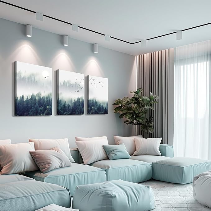 3 Piece Canvas Wall Art for Living Room - Image 2