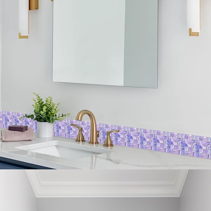 HOMETITUTE Wallpaper Border Peel and Stick Decorative Wall Trim Self Adhesive - Image 5
