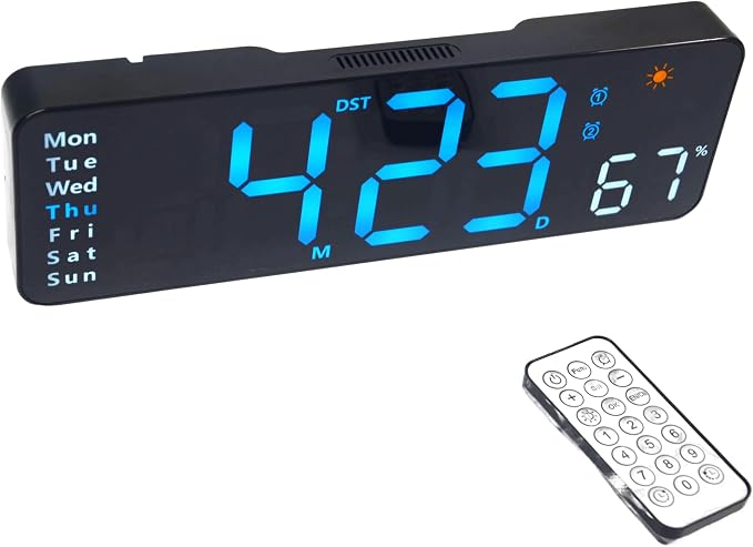 OceeK Large Digital Wall Clock, Digital Clock Large Display - Image 2