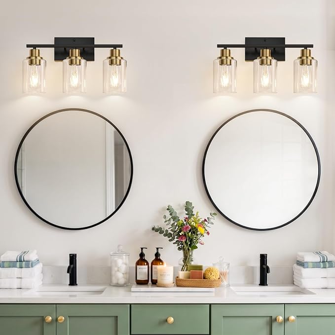 Indoi 3-Light Bathroom Light Fixtures, Bathroom Wall Lamp - Image 7