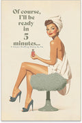 noxozoqm Boho Sage Green Bathroom Poster Vintage 70s Pin Up Girl Wall Art Of by Unknown