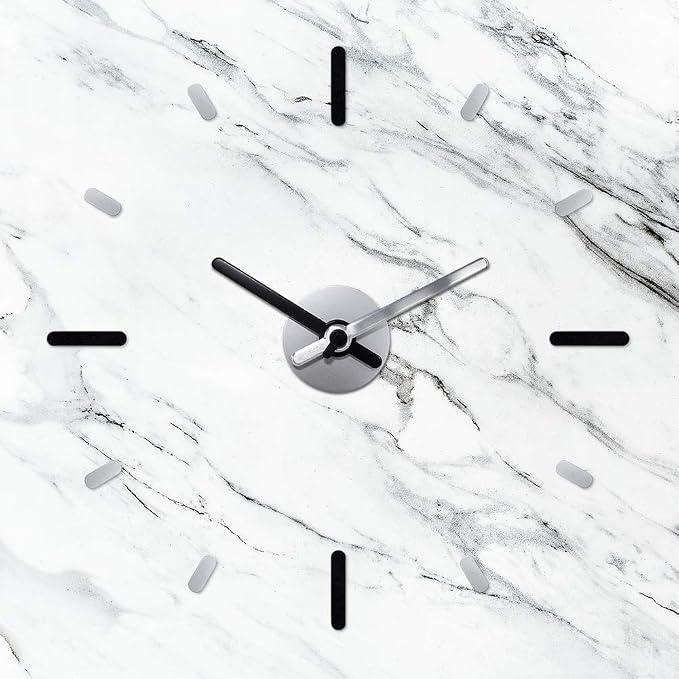 Presentime & Co Large Frameless DIY Wall Clock - Image 4