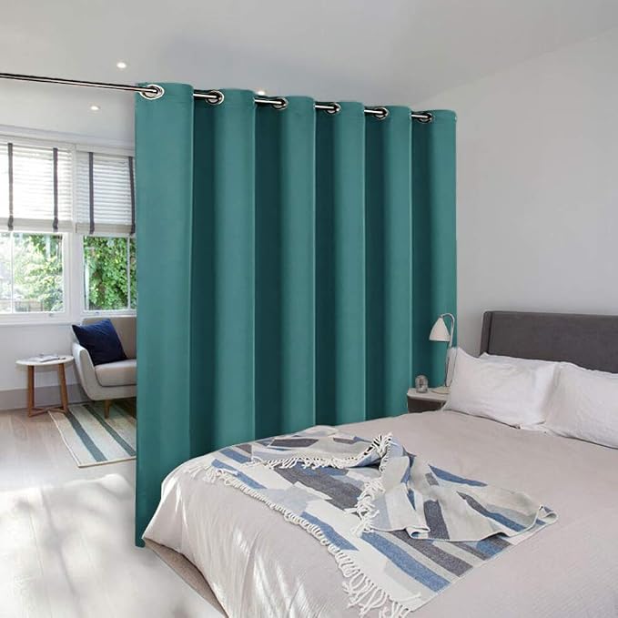 NICETOWN Room Divider Curtain Screen Partitions, Premium Heavyweight Blackout by NICETOWN