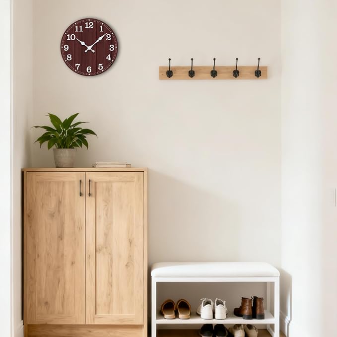 Wall Clock, Modern Wall Clocks Battery Operated, Silent Non Ticking Clock - Image 8