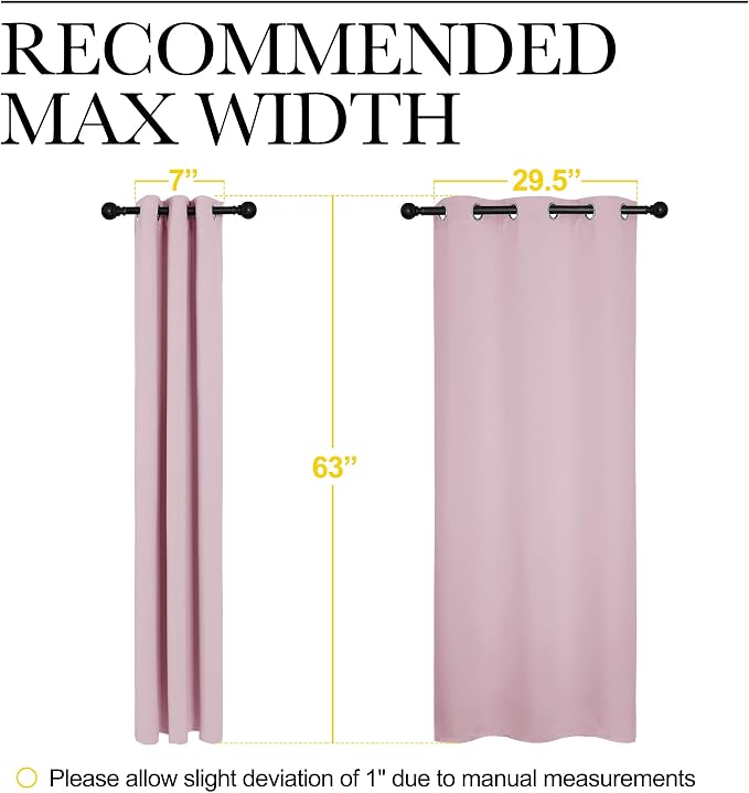 NICETOWN Blackout Curtain Panels - Image 3