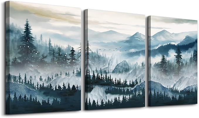 MHARTK66 Mountain Landscape Wall Art by MHARTK66