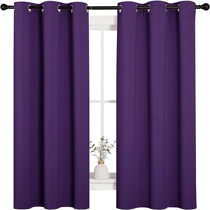 NICETOWN Triple Weave Home Decoration Thermal Insulated Solid Ring Top Blackout by NICETOWN