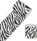HOMETITUTE Wallpaper Border Peel and Stick Zebra Stripe Texture Decorative Wall by HOMETITUTE