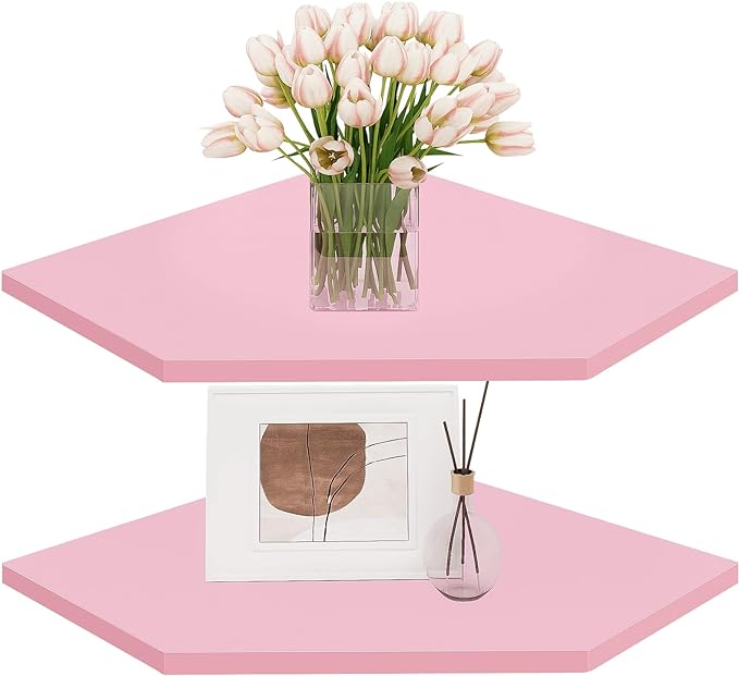 Homode Corner Floating Shelves, Corner Wall Shelf by Homode