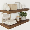 Vivelove Wide Floating Shelves for Wall 12 Inch Deep, 2 Inch Thick Shelf for by VIVELOVE