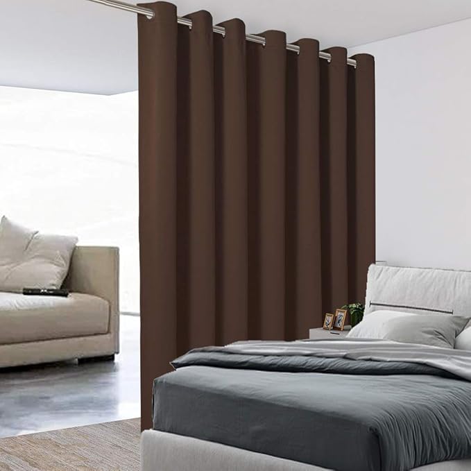 BONZER Room Divider Curtain Screen Partitions Total Privacy Wall Grommet Wide by Bonzer