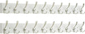 SKOLOO Creations White Solid Wood Wall Mounted Coat Rack, 10 Hooks, 38-1/8" Long by SKOLOO