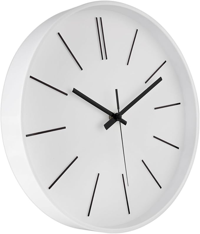 zyzamay Modern Wall Clock, 12 Inch Round Bright Colorful 3D Wall Clocks - Image 3