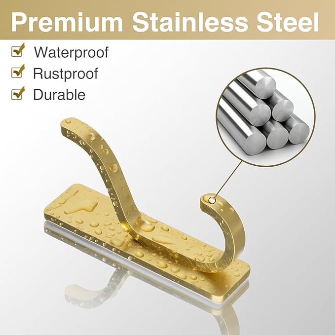 pickpiff Adhesive Wall Coat Hooks - Image 6