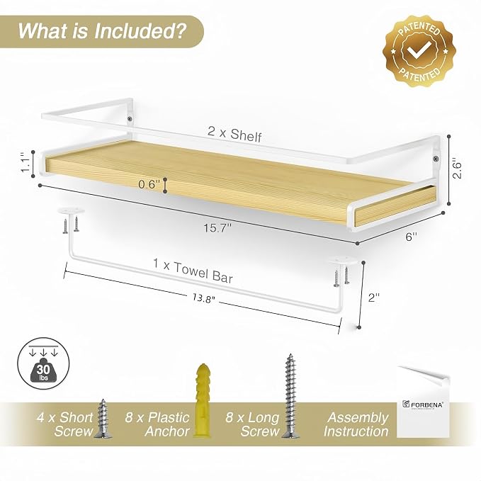 Forbena Floating Shelves for Wall - Image 3