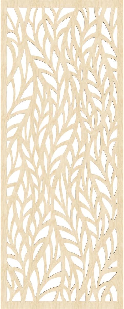 Ortonville Decorative Pierced Fretwork Wood Wall Panels, 31 3/8"W x 79 3/8"H x - Image 4