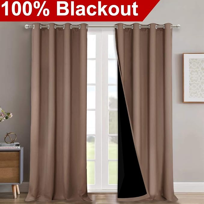 NICETOWN Extra Long Truly Blackout Drapes - Image 2