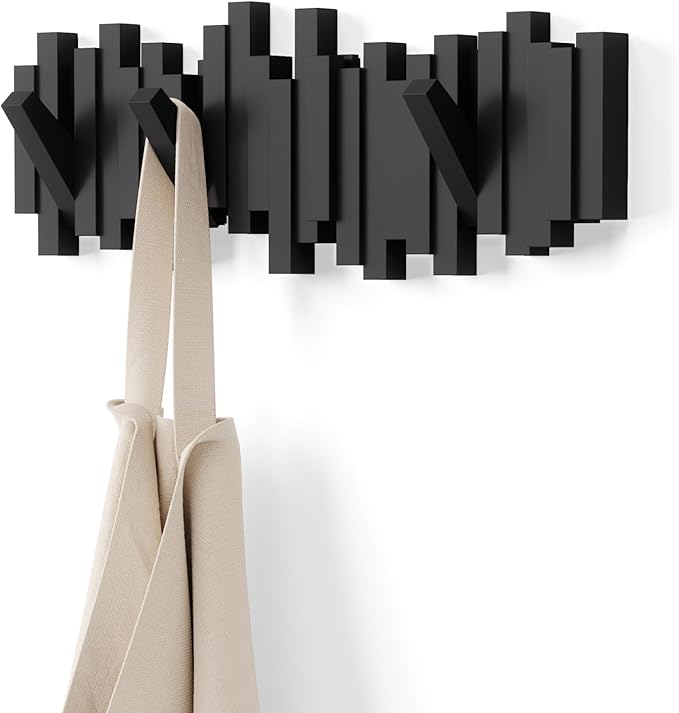 Umbra Sticks Wall-Mounted Coat Rack Rail Hook by Umbra