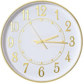 Wall Clock Modern Non-Ticking Battery Operated Silent Wall Clocks Simple Style by BAKBRAND