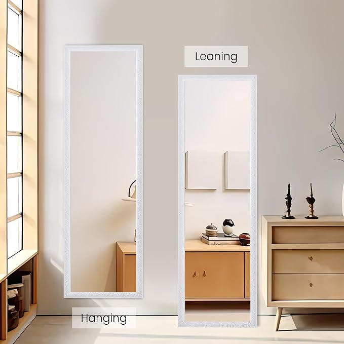 Beauty4U Full Length Mirror Wall Mirror Full Body Dressing Mirror Wall Mounted - Image 2